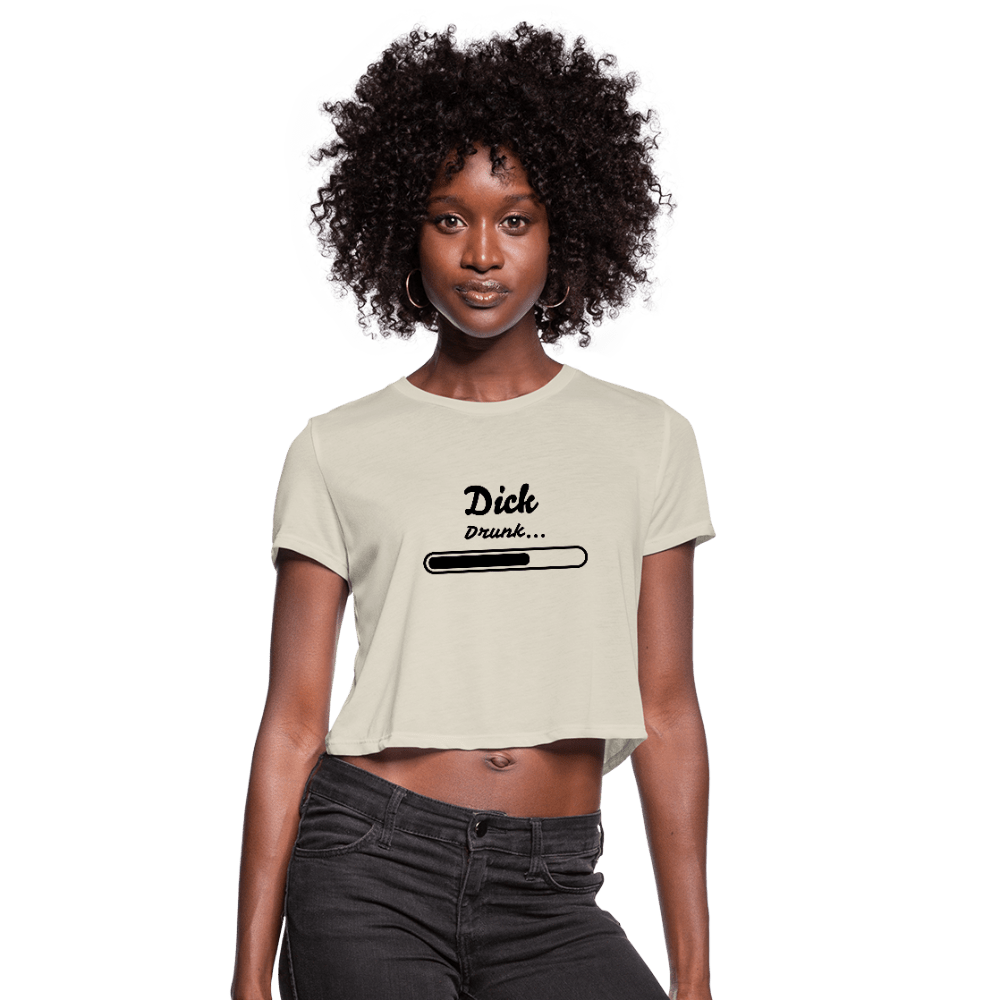 SPOD Women's Cropped T-Shirt dust / S Dick Drunk Crop Top