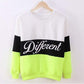 Kinky Cloth Sweatshirt White Green / XXL Different Sweatshirt