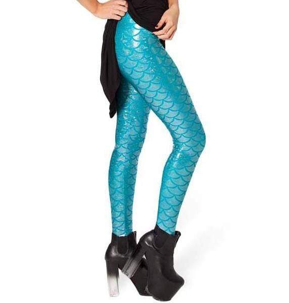 Kinky Cloth K030 Light blue / S Digital Mermaid Leggings