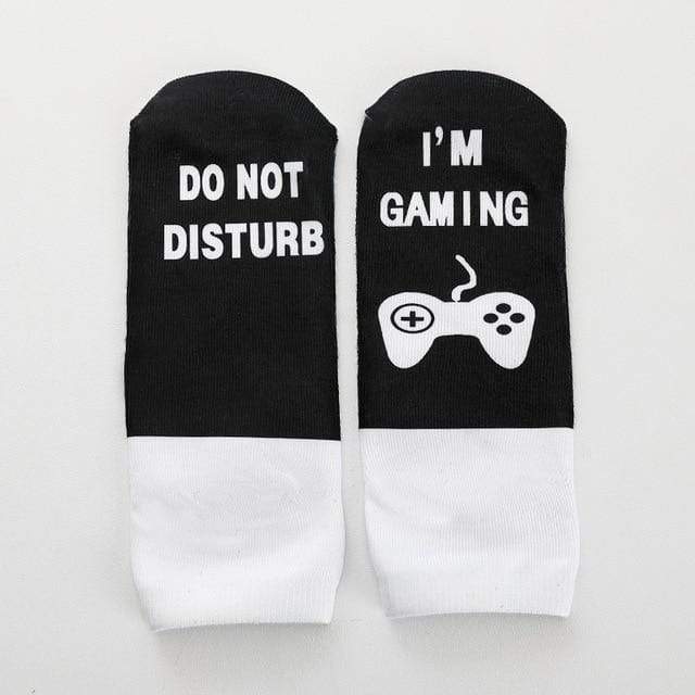 Kinky Cloth Do Not Disturb I'm Gaming Socks