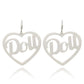 Doll Heart Earrings