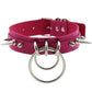 Kinky Cloth 200000162 rose Double Ring Spiked Choker