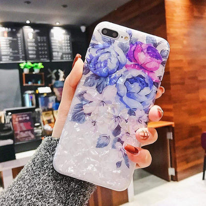 Kinky Cloth 380230 Style3 / For 7 Plus or 8 Plus Dream Shell Vintage Flower iPhone Cases