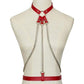 Kinky Cloth Red Dungeoness Harness