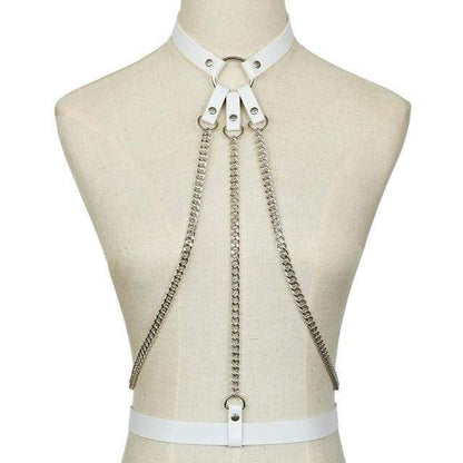Kinky Cloth White Dungeoness Harness