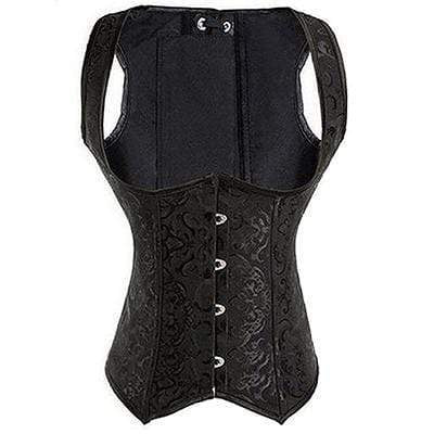 Kinky Cloth 200001885 Brocade 2989 / 4XL Embroidered Open Breast Steel Boned Corset