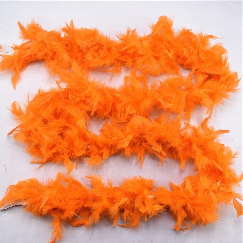 Kinky Cloth Lingerie Orange Feather Boa
