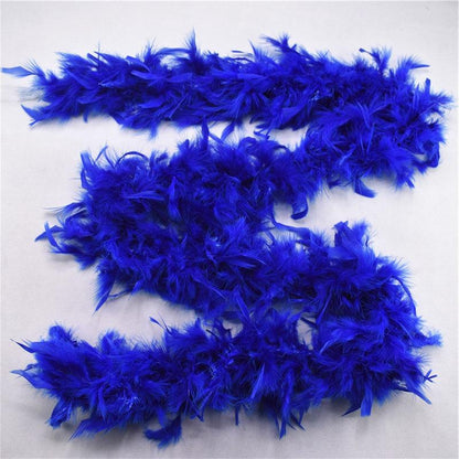 Kinky Cloth Lingerie Royal Blue Feather Boa