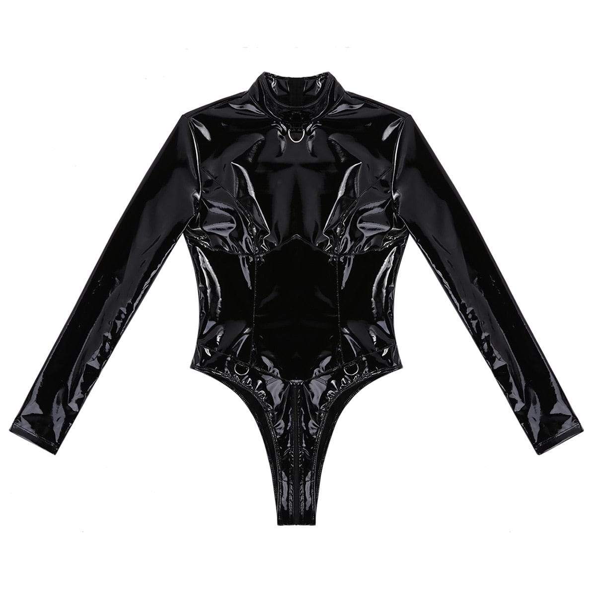 Kinky Cloth 200001800 Black / L Femme Fatale Latex Bodysuit