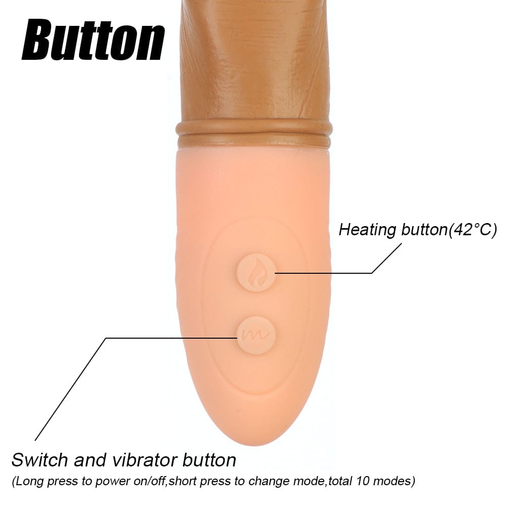 Kinky Cloth Finger Heating Vibrator