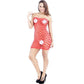 Kinky Cloth Red / One Size Fishnet Dress