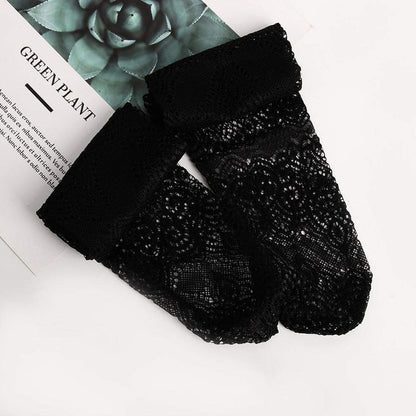 Kinky Cloth 200000866 Floral Lace Hollow Long Socks