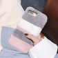 Kinky Cloth Accessories S10 Plus / Pink White and Gray Fluffy Bunny Phone Case