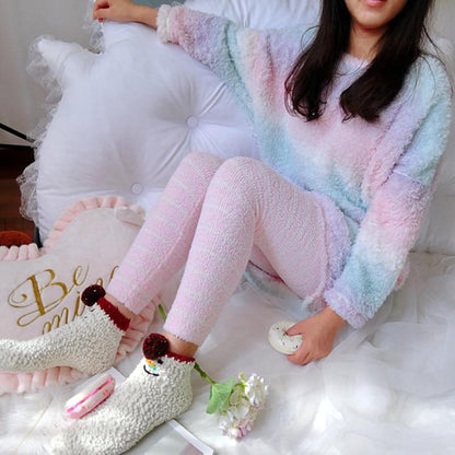 Kinky Cloth 200000347 Fluffy Rainbow Ice Cream Fleece Dress