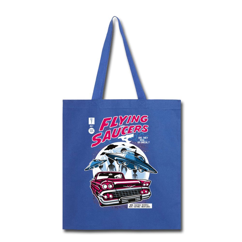 SPOD Tote Bag Flying Saucers Comic Book Tote Bag