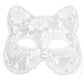 Kinky Cloth white Fox Lace Costume Mask
