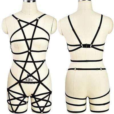 Kinky Cloth Harnesses Fractal Body Harness