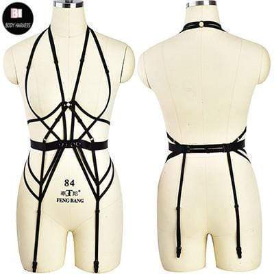 Kinky Cloth Harnesses N0124black / One Size Fractal Body Harness