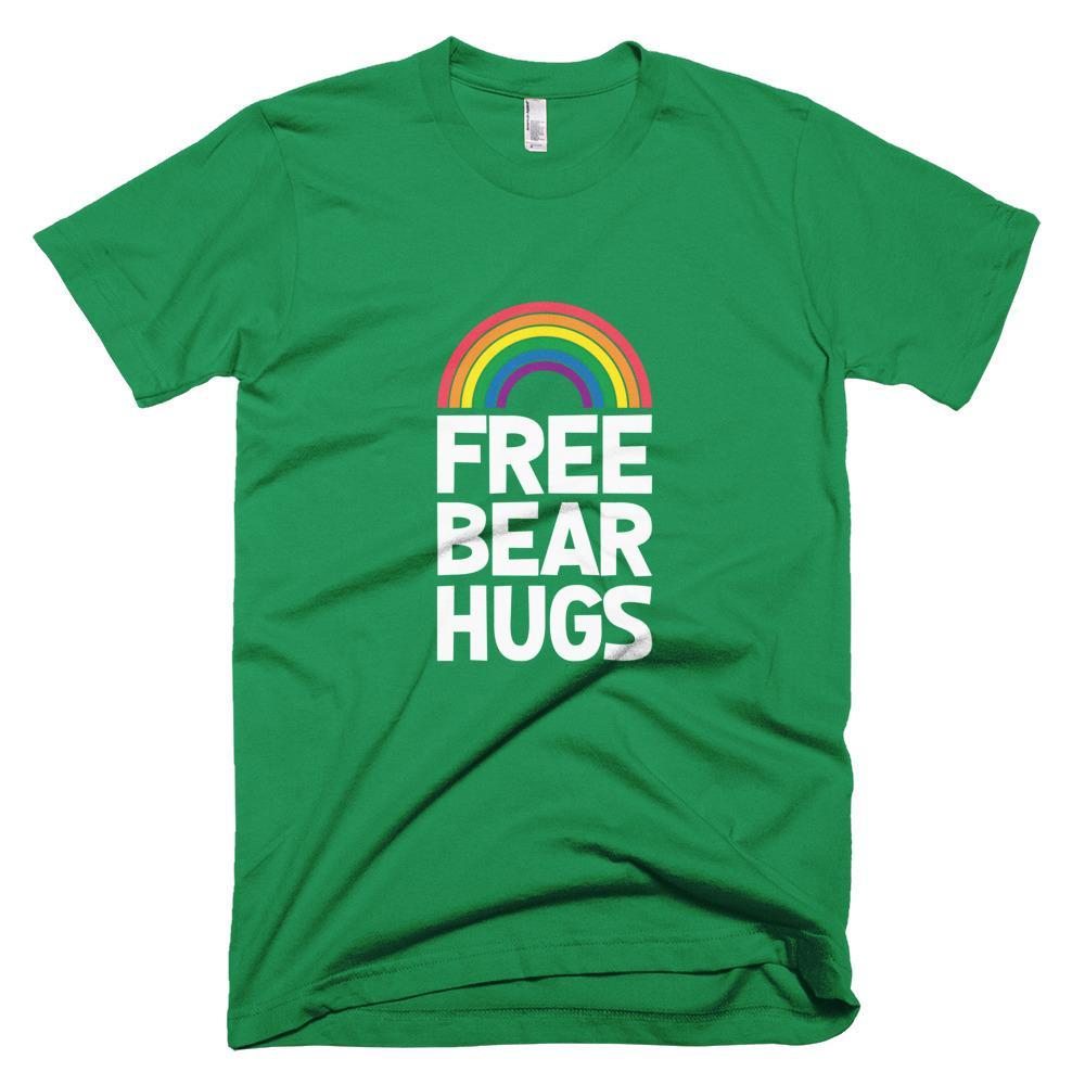 Kinky Cloth Kelly Green / XS Free Bear Hugs T-shirt