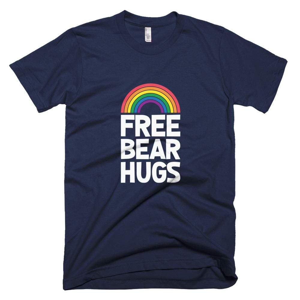 Kinky Cloth Navy / XS Free Bear Hugs T-shirt