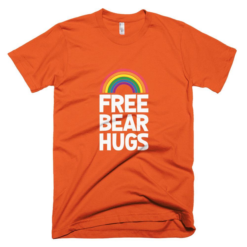 Kinky Cloth Orange / XS Free Bear Hugs, Funny, Pride, Shirt, Tee, Gay, Lgbt, Queer, Parade, Festival, Lesbian, Trans, Sjw, Gift, Shirt, Unisex T-shirt