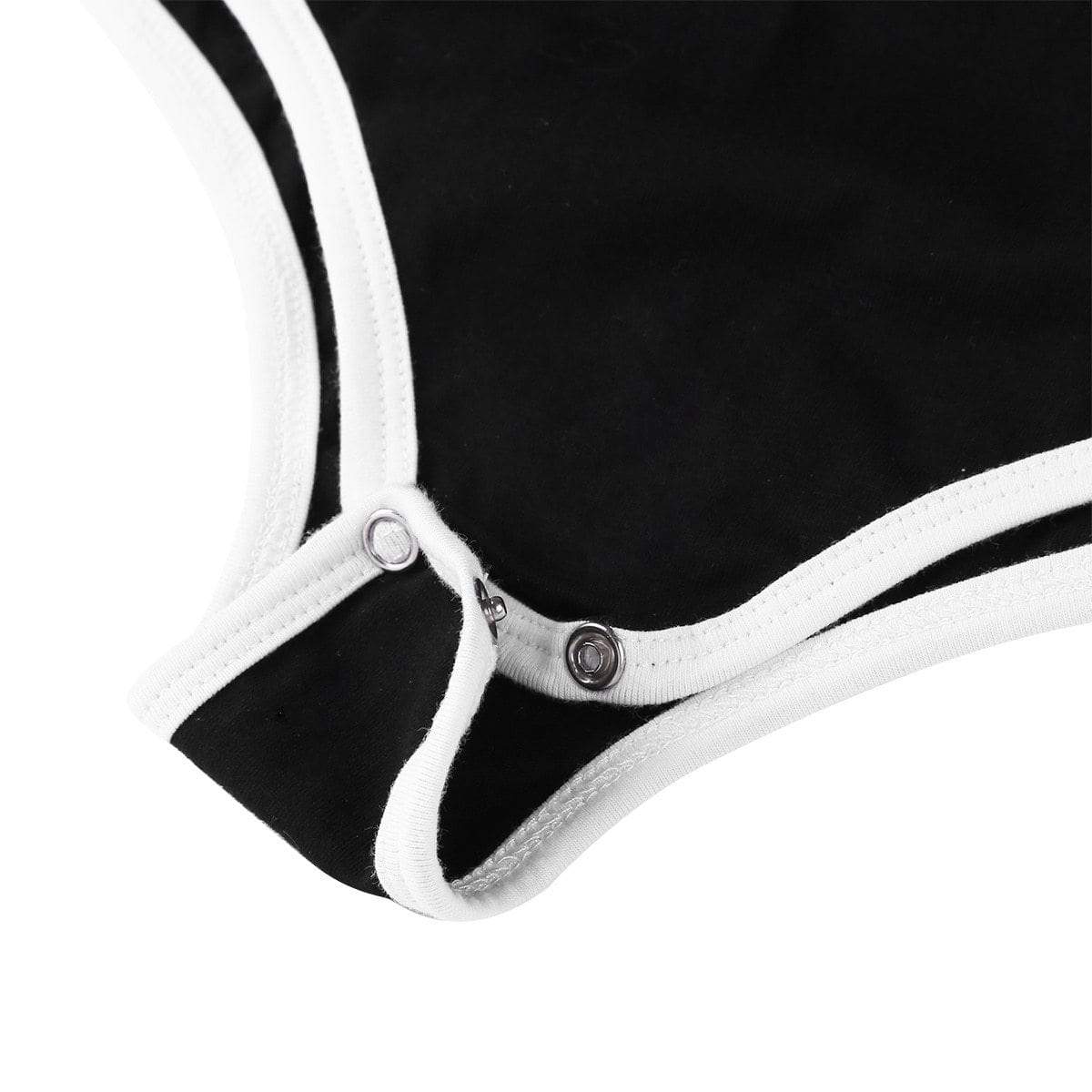 French Maid Baby Snap Crotch Bodysuit