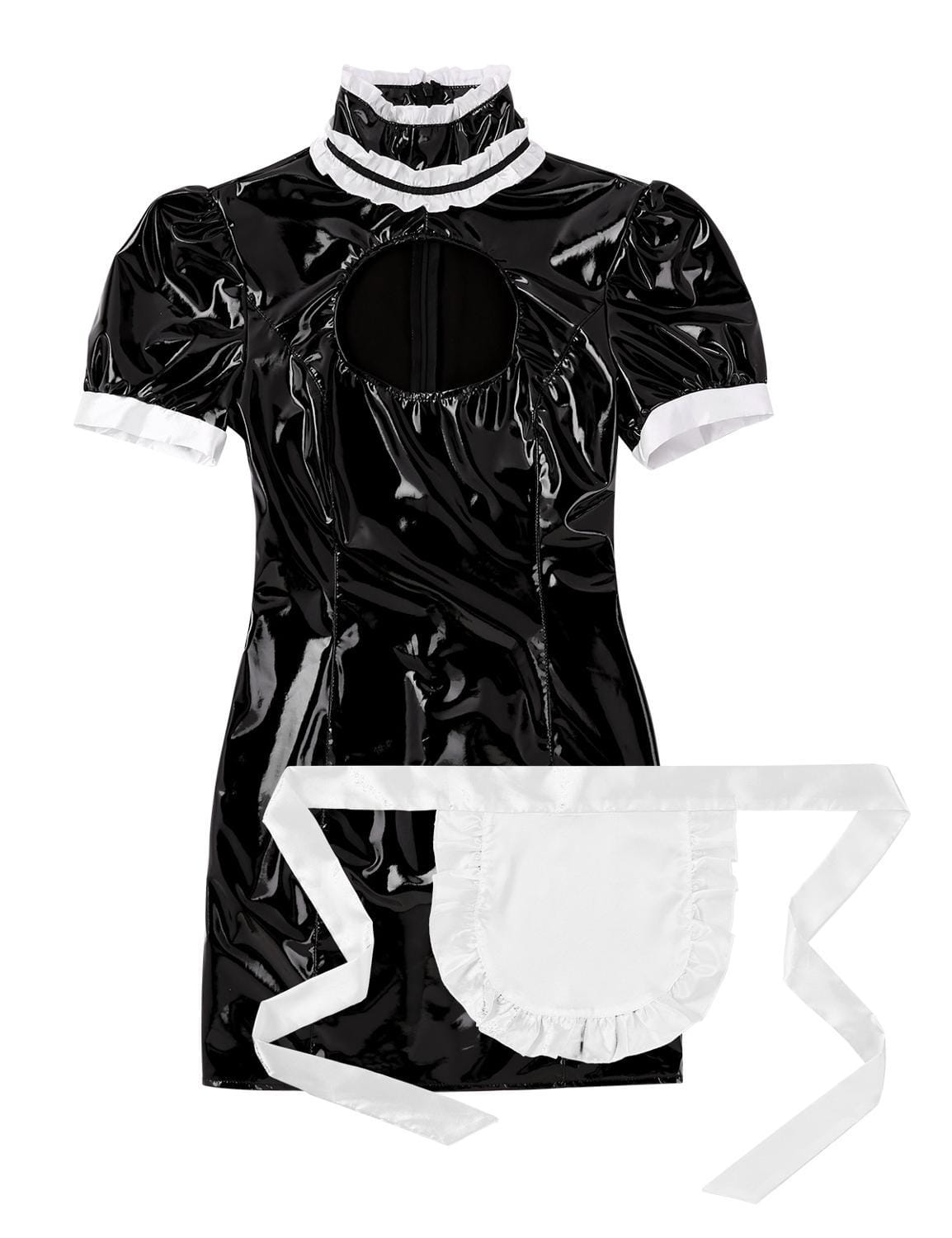 French Maid Mini Dress with Apron