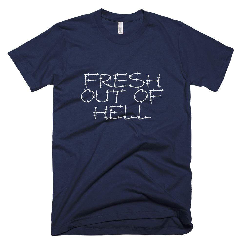 Kinky Cloth Navy / XS Fresh Out of Hell Shirt