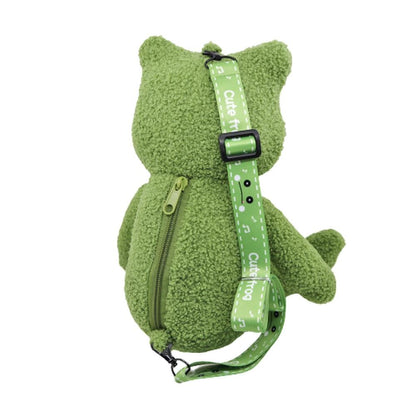 Kinky Cloth 200001420 Frog Plush Crossbody Bag