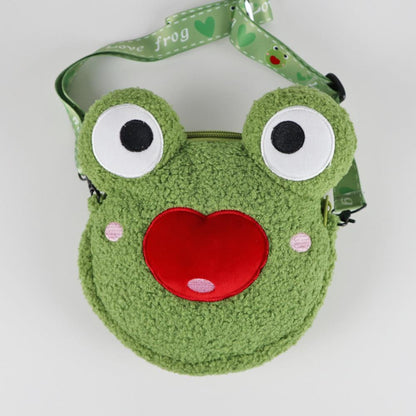 Kinky Cloth 200001420 Frog Plush Shoulder Bag Purse