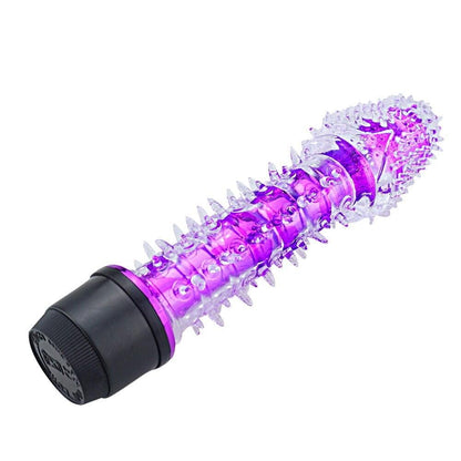 Crystal Ribbed Vibrator & Clitoris Stimulator