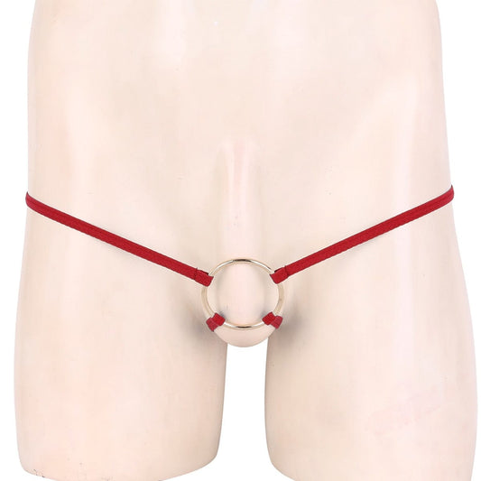 Kinky Cloth G-String Crotchless Open Butt Thong