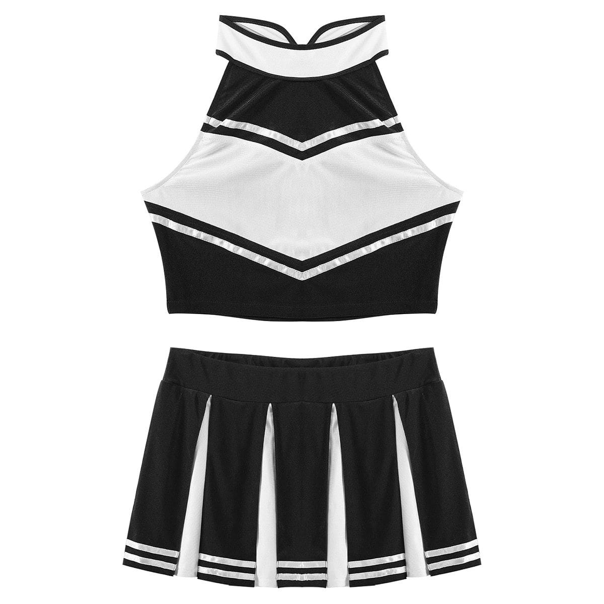 Kinky Cloth 200003986 Black / S Gleeing Cheerleader Costume Uniform