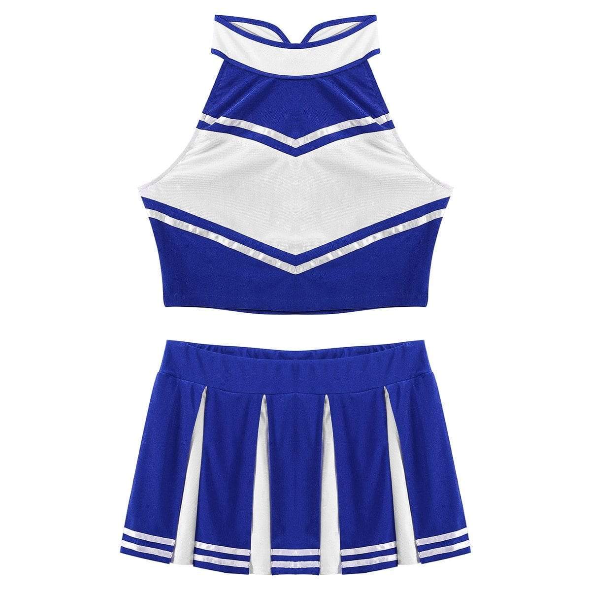 Kinky Cloth 200003986 Blue / S Gleeing Cheerleader Costume Uniform