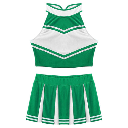 Kinky Cloth 200003986 Green / S Gleeing Cheerleader Costume Uniform