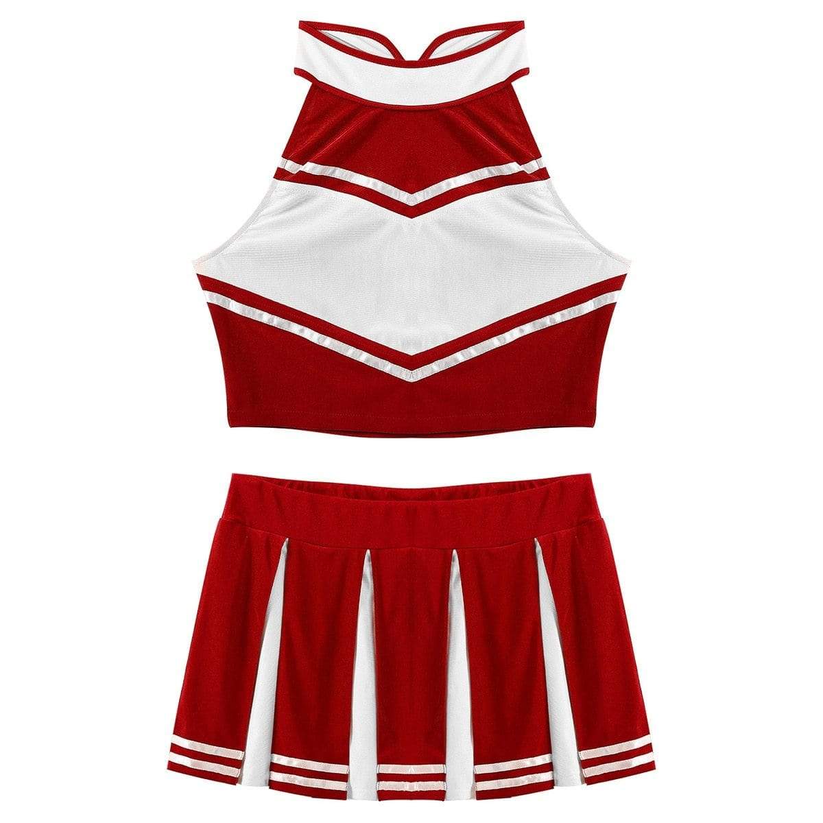 Kinky Cloth 200003986 Red / S Gleeing Cheerleader Costume Uniform
