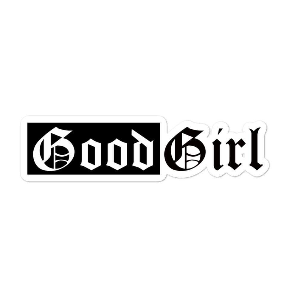 Kinky Cloth 5.5x5.5 Good Girl Goth Sticker