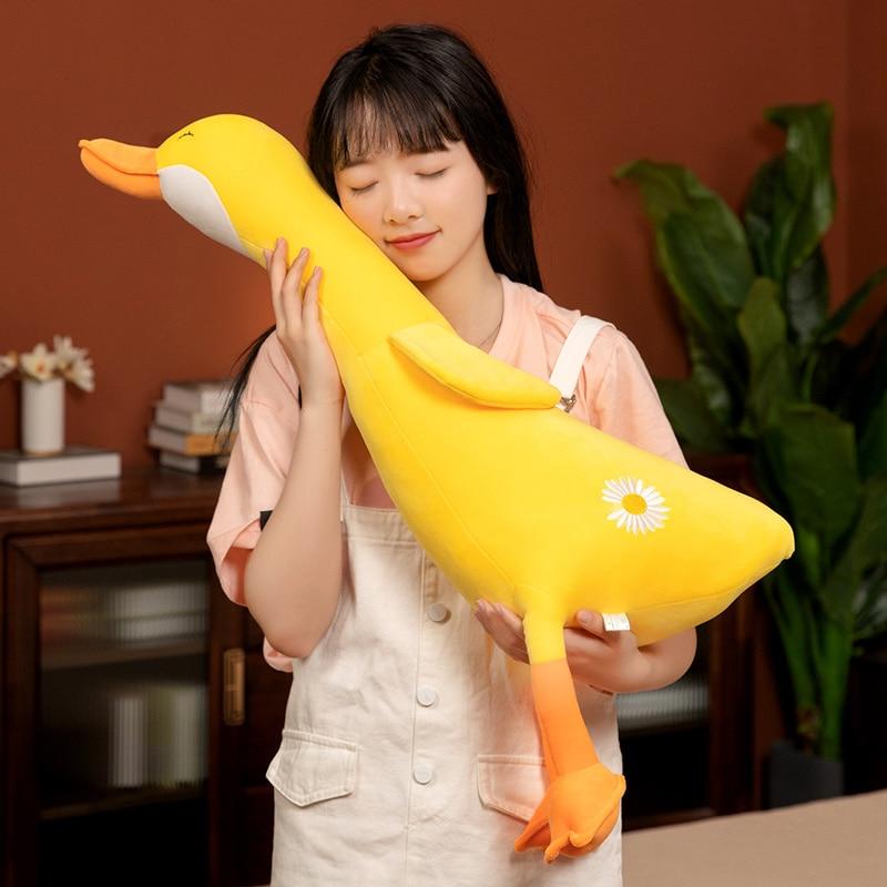 Kinky Cloth 70cm / yellow-flower Goose Stuffie