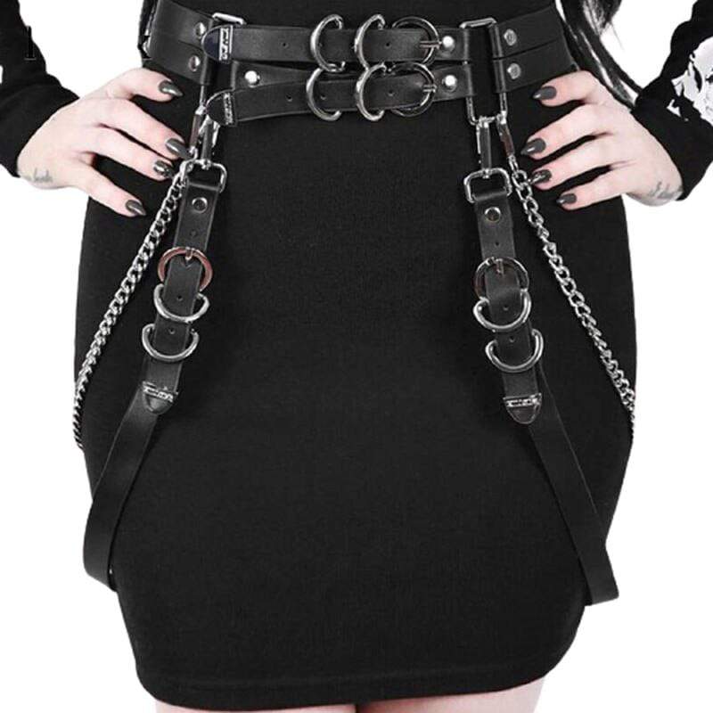 Kinky Cloth 200000298 Goth Double Layer Belt