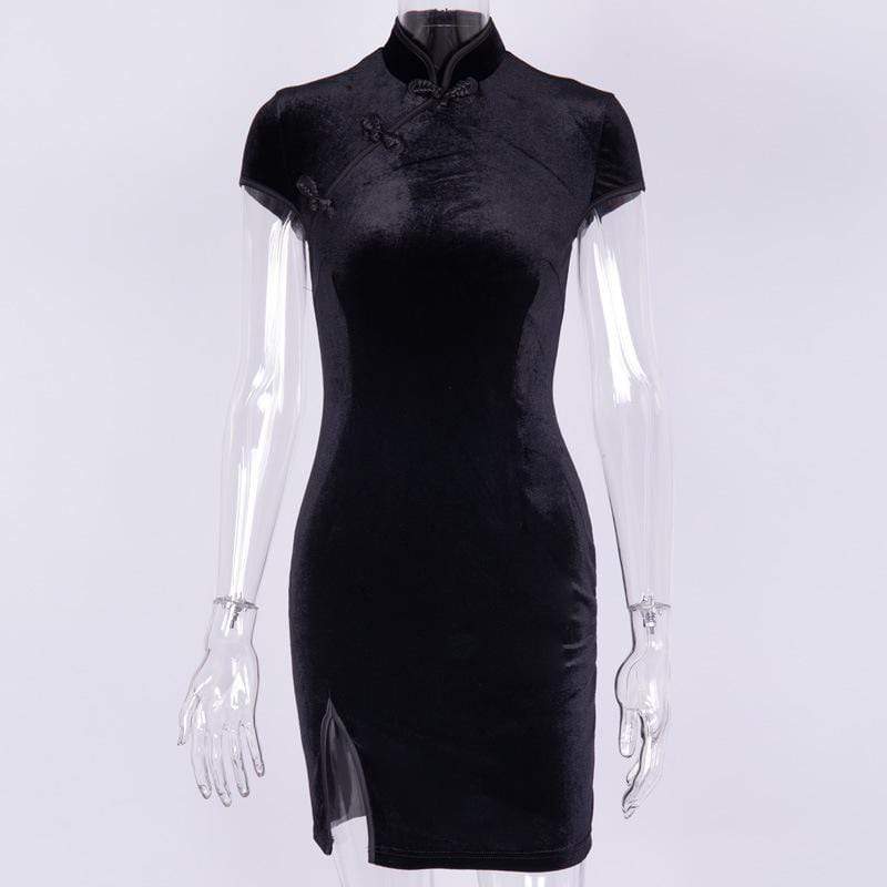 Kinky Cloth Dresses black / L Gothic China Doll Dress