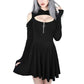 Kinky Cloth Gothic Hooded Dress