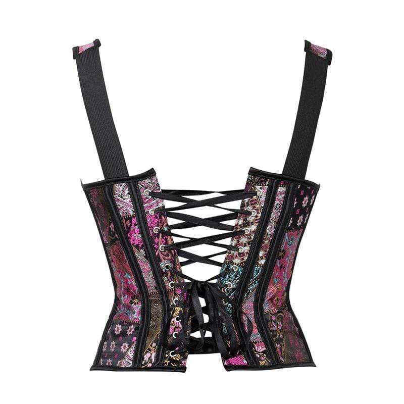 Kinky Cloth XXL Gothic Lace Up Corset Harness