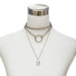 Kinky Cloth Necklace Gothic Lock Chain Collar