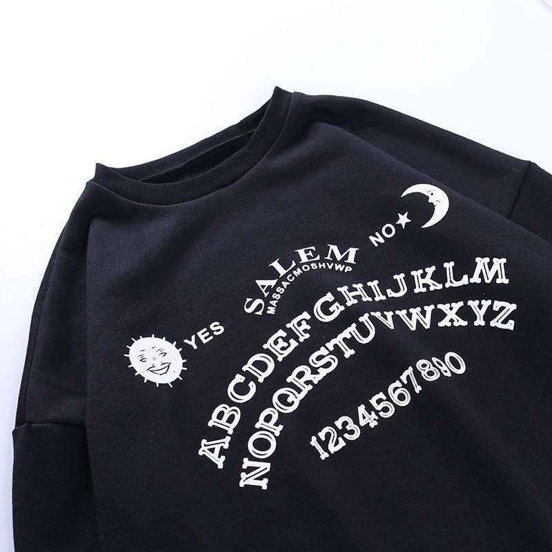 Kinky Cloth 200000348 Gothic Ouija Long Sweater Top