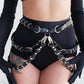 Kinky Cloth 200000298 Gothic Patchwork Leather Belts