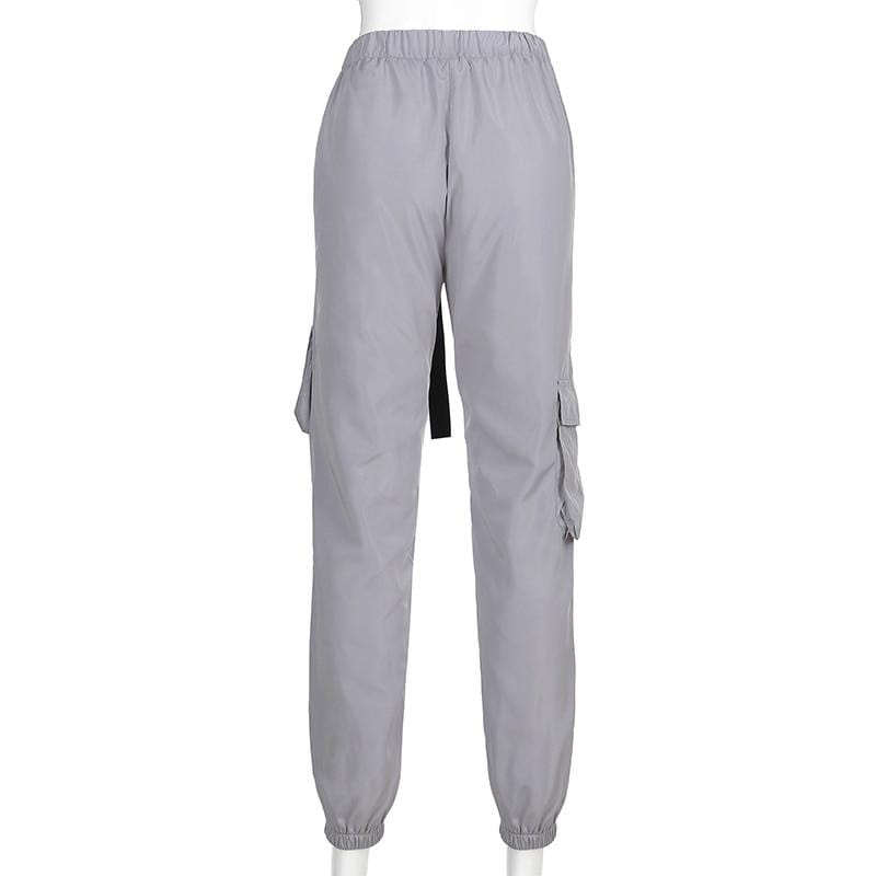 Kinky Cloth 200000366 Gray Jogger Pants With Belt