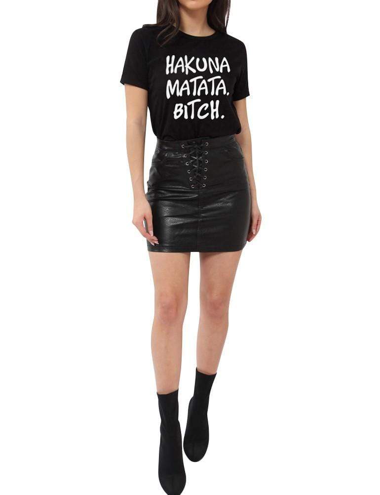 Kinky Cloth Black / 2XL Hakuna Matata Bitch T-shirt