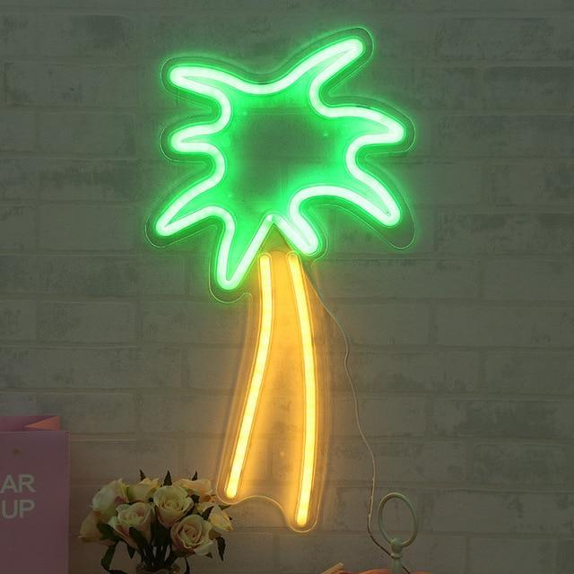 Kinky Cloth Home Tree Hanging Neon Lights