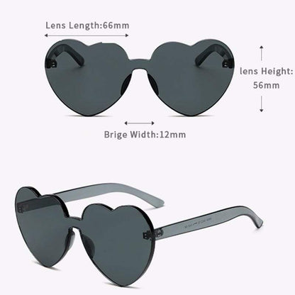 Kinky Cloth Accessories Heart Sunglasses
