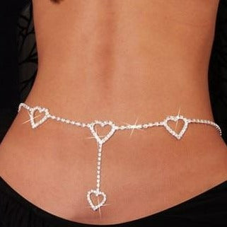 Kinky Cloth Jewelry & Watches Heart to Heart Bodychain
